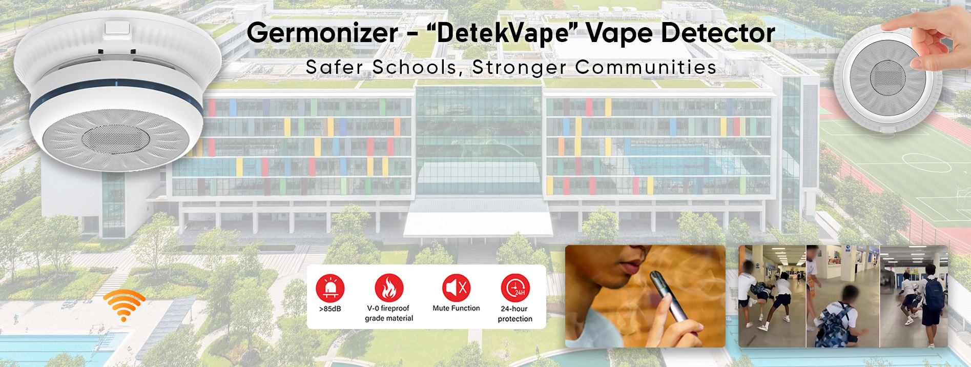 DetekVape Wi-Fi Vape Detector Singapore